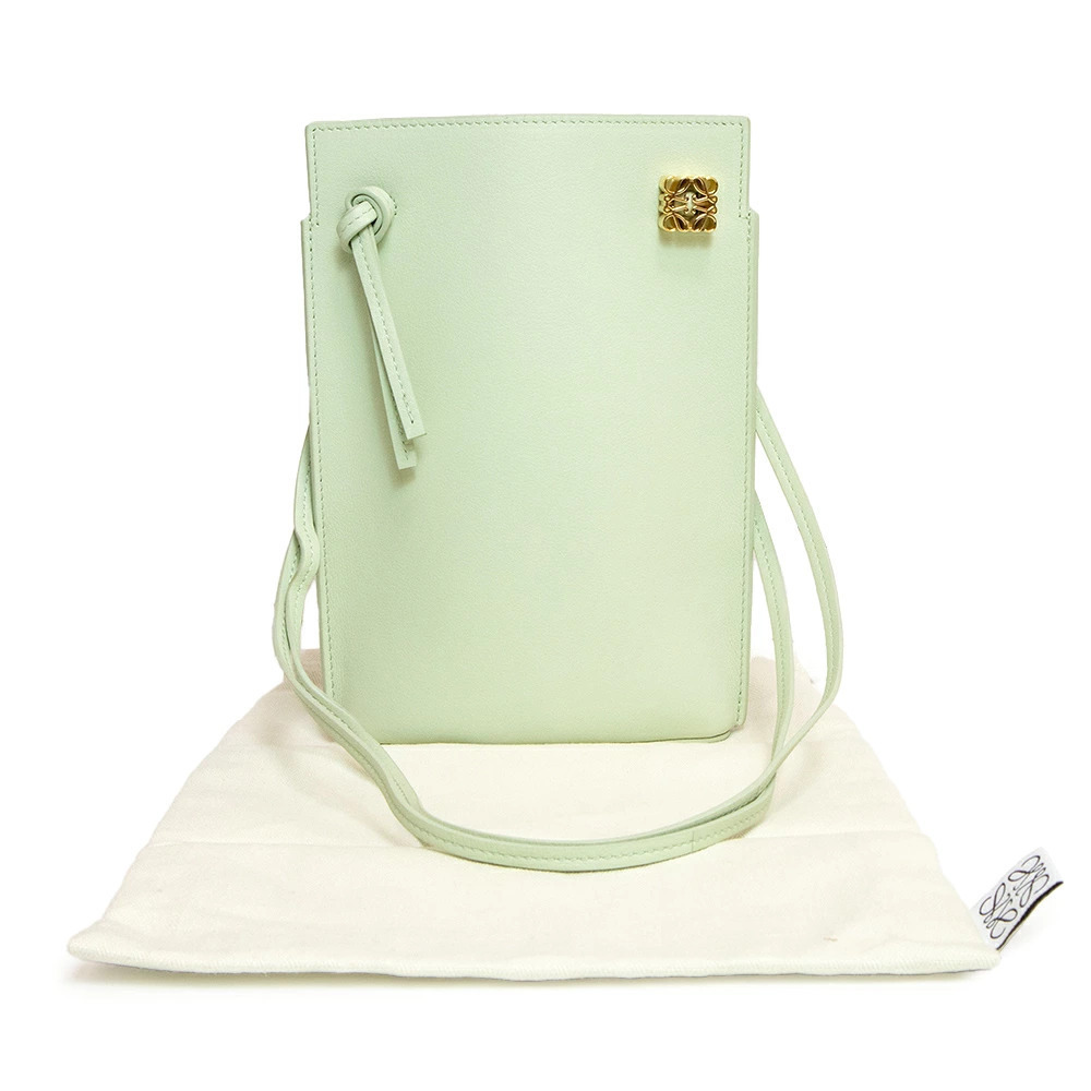 Loewe Spring Crossbody Leather Pocket Jade Calf Green Bag Dice Pochette Green